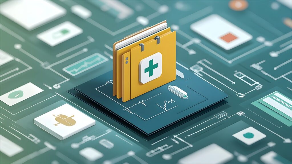 medical data security digital file folders
